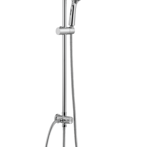 ROUND ON-WALL SHOWER SYSTEM CHROME