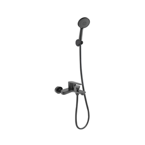 CLYDE HOT AND COLD BATH & SHOWER FAUCET WITH KIT MATTE BLACK