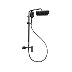 FINN HOT AND COLD BATH AND SHOWER FAUCET WITH SHOWER KIT GUNMETAL