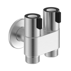 2-WAY MULTI-PURPOSE ANGLE VALVE M1/2" X M1/2" STAINLESS STEEL