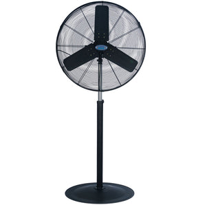 3-BLADE INDUSTRIAL STAND FAN 26" BLACK