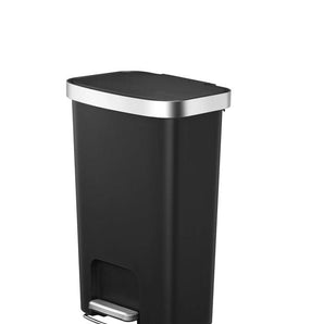 Hana Plastic Step Can 15L Black