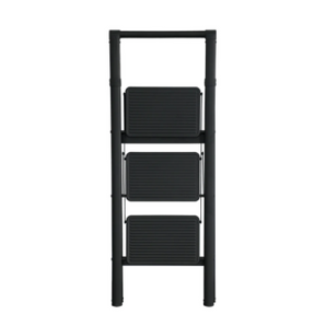 3-STEP STEEL LADDER BLACK