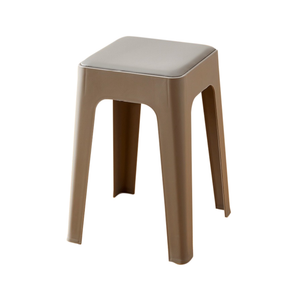 Homer Nordic Plastic Stool Gray – Modern Minimalist Accent Seat