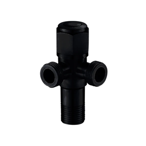 2-WAY ANGLE VALVE M1/2" X M1/2" MATTE BLACK