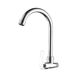 AQUA WALL MOUNT KITCHEN FAUCET CHROME