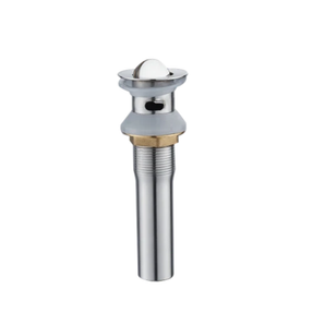 FLIP BASIN DRAINER  CHROME 1.25''x175mm(H) x ⌀60mm