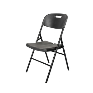 GRAY PLASTIC FOLDING CHAIR – LIGHTWEIGHT, DURABLE & PORTABLE
