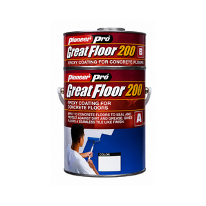 GREAT FLOOR 200 STD LIGHT GREY 4 LITERS