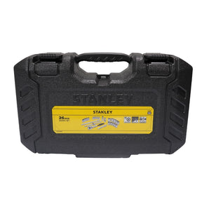 STANLEY Socket Set 26pc 1/2in Drive with Box