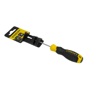 STANLEY Slotted Screwdriver Cushion Grip 3 x 75mm