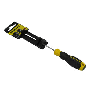 STANLEY Slotted Screwdriver Cushion Grip 3 x 100mm