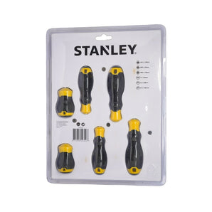STANLEY Screwdriver Set Cushion Grip 6pc Bonus