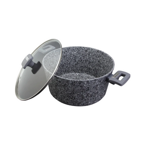 WESTINGHOUSE 24CM FORGED ALUMINUM CASSEROLE WITH GLASS LID