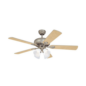 WESTINGHOUSE CEILING FAN SWIRL 5-BLD 52" BRUSHED PEWTER