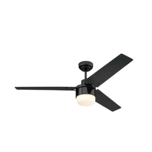 WESTINGHOUSE CEILING FAN TALIA 52" 3-BLADE WITH REMOTE BLACK