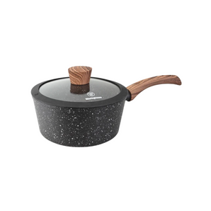 WESTINGHOUSE SAUCEPAN WITH GLASS LID FORGED ALUMINUM 16CM