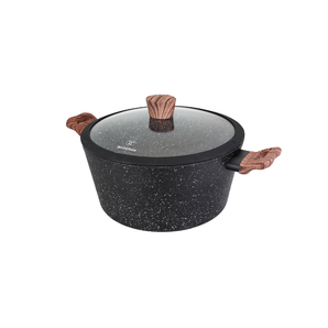 Westinghouse 24cm Forged Aluminum Low Casserole with Glass Lid