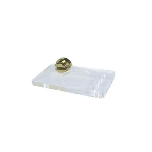 Baldwin Los Angeles Series Tumbler and Toothbrush Holder Polished Brass