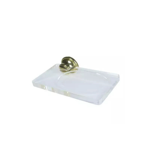 Baldwin Edgewater Soap Dish Polished Brass