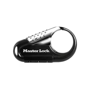 BACKPACK LOCK COMBINATION 84MM 30MM SHACKLE BLACK ( OLD STOCK )