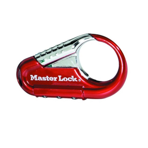 BACKPACK LOCK COMBINATION 84MM 30MM SHACKLE RED ( OLD STOCK )
