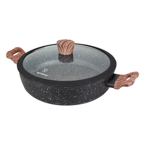 WESTINGHOUSE 28cm Forged Aluminum Low casserole with glass lid