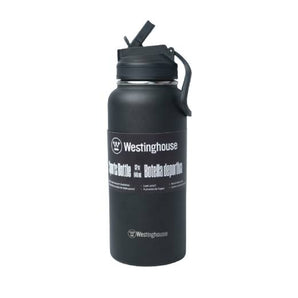 VACUUM INSULATED BOTTLE 32 OZ STAINLESS STEEL BLACK