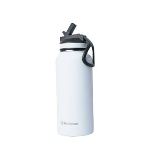 VACUUM INSULATED BOTTLE 32 OZ STAINLESS STEEL WHITE