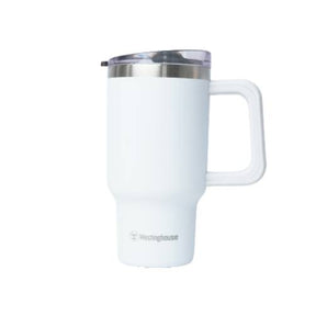 VACUUM INSULATED TUMBLER 32 OZ STAINLESS STEEL WHITE