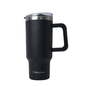 VACUUM INSULATED TUMBLER STAINLESS STEEL 40OZ BLACK