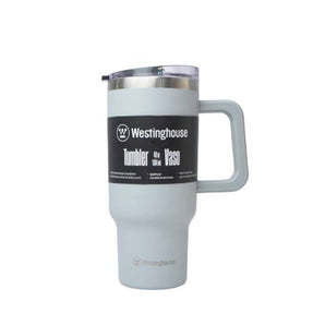 VACUUM INSULATED TUMBLER 40 OZ STAINLESS STEEL GRAY