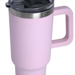 VACUUM INSULATED TUMBLER STAINLESS STEEL 40OZ PINK