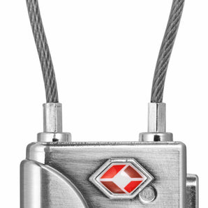 PADLOCK CABLE TSA WIRE SHACKLE ZINC