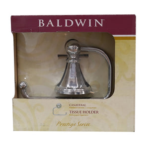 Baldwin Canaveral Tissue Holder Single Post Polished Chrome