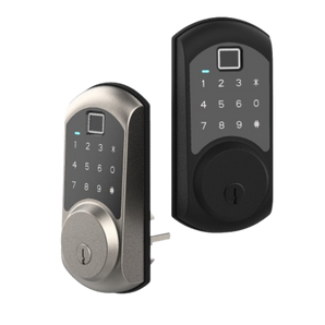Magnum Deadbolt Smart Lock Fingerprint Password App Mechanical Key Digital Door Lock Wooden Steel Door