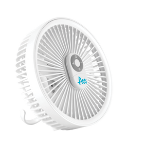 RECHARGEABLE 2-IN-1 MINI TABLE FAN 4000mAh WHITE