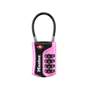 Master Lock Luggage Travel Combination Lock 36mm [38mm Shackle] Pink MSP4697DPNK