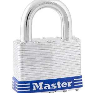 Master Lock 15DPF High Security 5 Pin Padlock, 2-1/2" - Silver