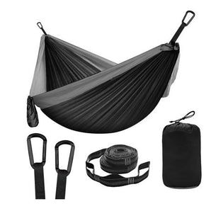 HAMMOCK SET WITH BAG SINGLE BLACK