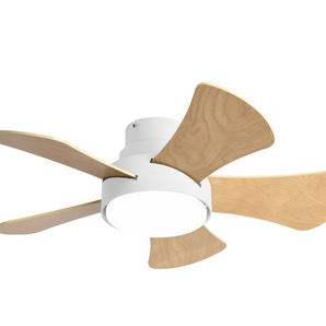 BRIZA 5-BLADE CEILING FAN WITH LED LIGHT 32" WHITE