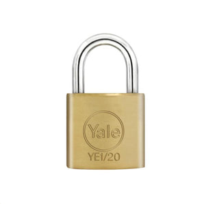 ESSENTIAL BRASS. PADLOCK 20MM 11MM SHACKLE