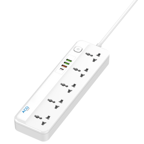 VOLTRO EXTENSION CORD WITH USB PORTS SURGE PROTECTION POWER STRIP
