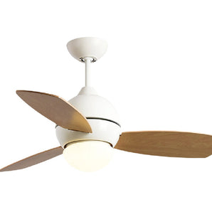 AZURE 3-BLADE CEILING FAN WITH LED LIGHT 36"WHITE