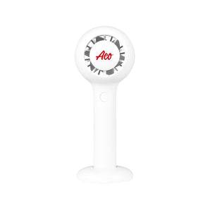 RECHARGEABLE AROMA HANDHELD FAN WHITE