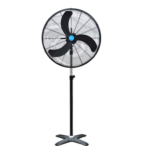 3-BANANA BLADE INDUSTRIAL STAND FAN 26" BLACK