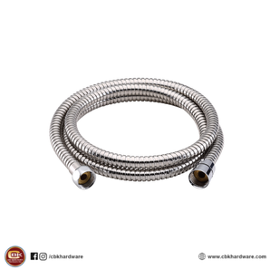 SHOWER HOSE [TRG01.5] 2 BUTTON 1.5M STAINLESS STEEL