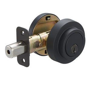 DEADBOLT LOCK SINGLE CYLINDER - ROUND ROSE