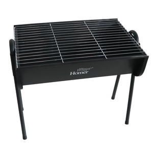 BARREL GRILL HALF MINI 49X31X42CM