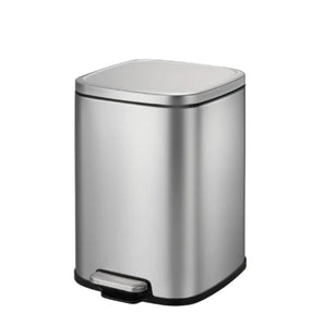 STELLA STEP BIN 6L BRUSHED STAINLESS STEEL